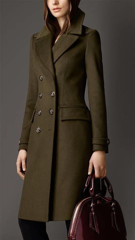 dufflecoat navy damen burberry|burberry wool cashmere tailored coat.